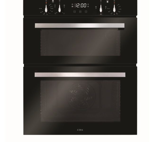 CDA DC741BL Electric Built Under Double Oven – Black