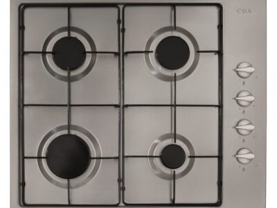 CDA HG6151 60cm Stainless Steel 4 Burner Gas Hob