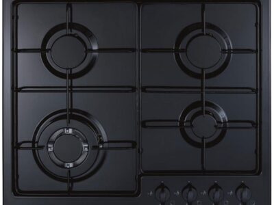 CDA Black Four Burner Gas Hob HG6251BL