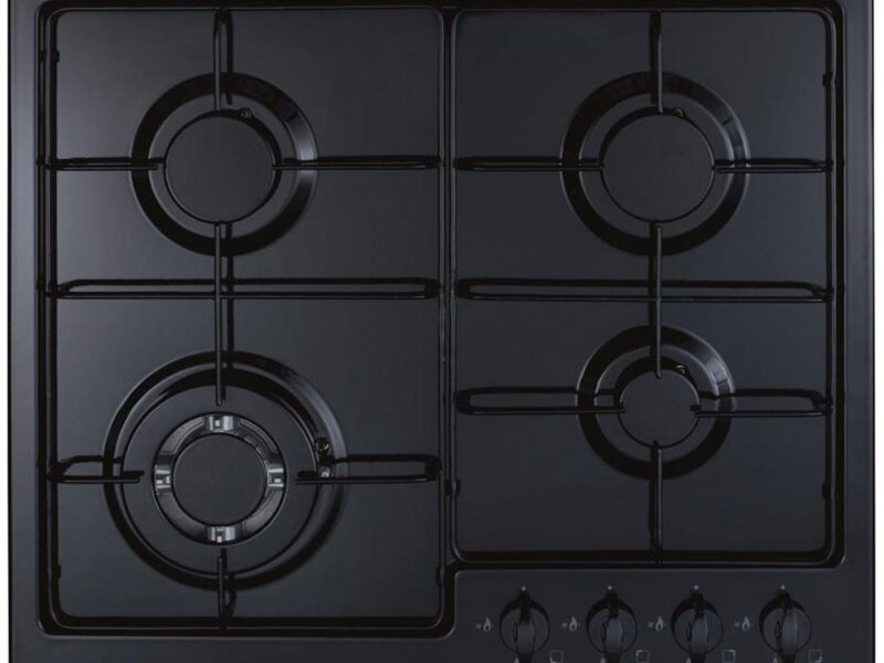 CDA Black Four Burner Gas Hob HG6251BL