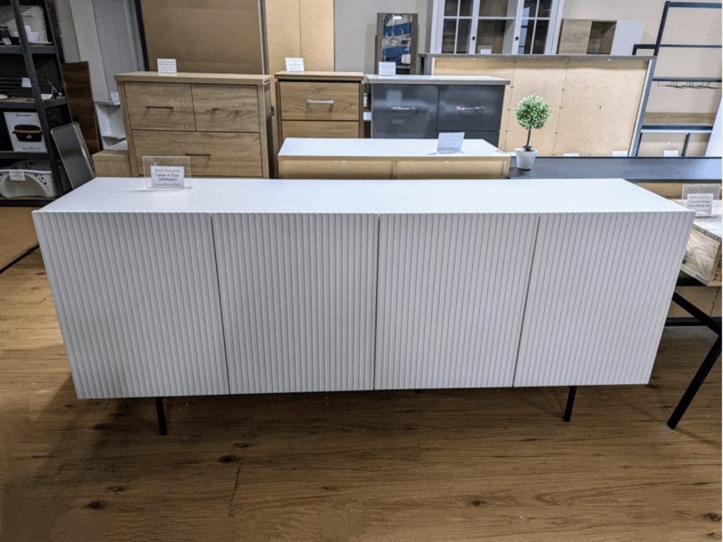 Large 4 Door Sideboard (Clearance)