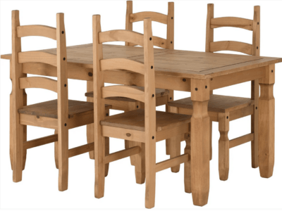 Corona Pine 5ft Dining Set Regular price