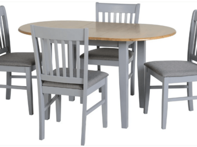 OXF Extending Dining Set - Grey