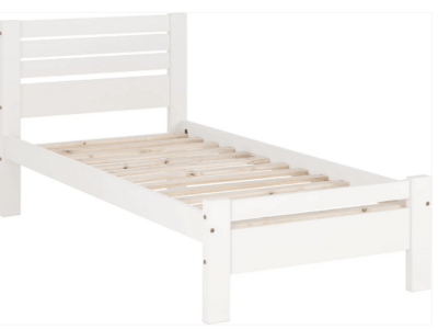 TOL 3ft Single Bed - White