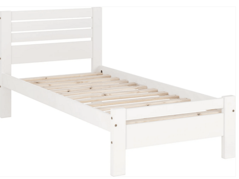 TOL 3ft Single Bed - White