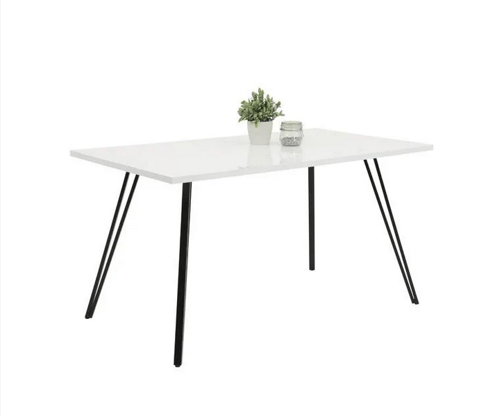 White Gloss Dining Table (Clearance Line)