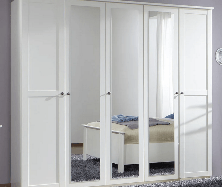 5 Door Mirrored Wardrobe (Clearance Line)