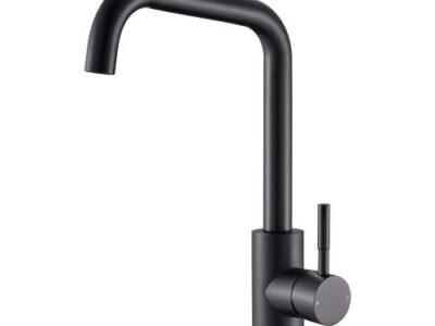Reginox NERA Black Single Lever Monobloc Kitchen Mixer Tap