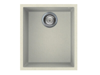 Reginox Quadra 100 1.0 Bowl Undermount Granite Kitchen Sink – Cream