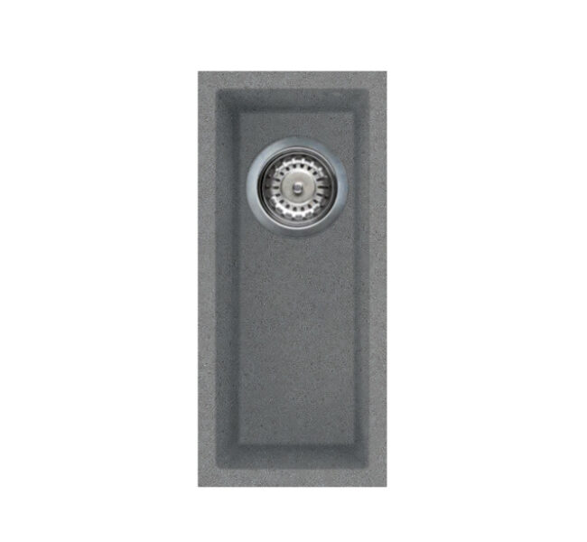 Reginox Quadra 50 1.0 Bowl Undermount Granite Kitchen Sink – Titanium