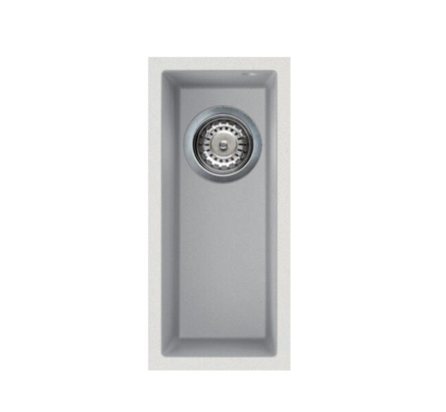 Reginox Quadra 50 1.0 Bowl Undermount Granite Kitchen Sink – White