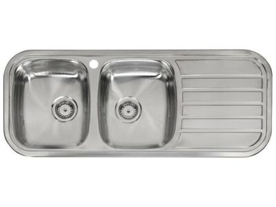 Reginox Regent 30 Lux 2.0 Bowl Stainless Steel Inset Kitchen Sink (RHD)