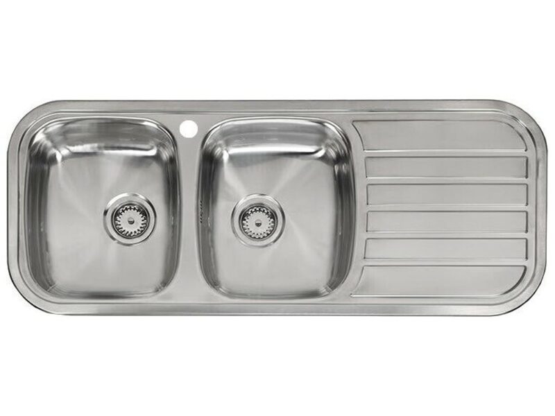 Reginox Regent 30 Lux 2.0 Bowl Stainless Steel Inset Kitchen Sink (RHD)
