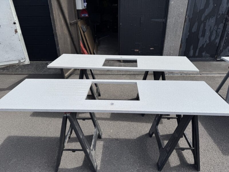 Minerva sink cut outs and pieces