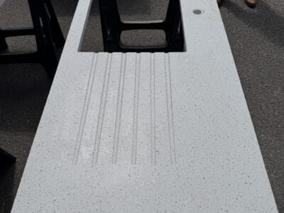 Minerva sink cut outs and pieces