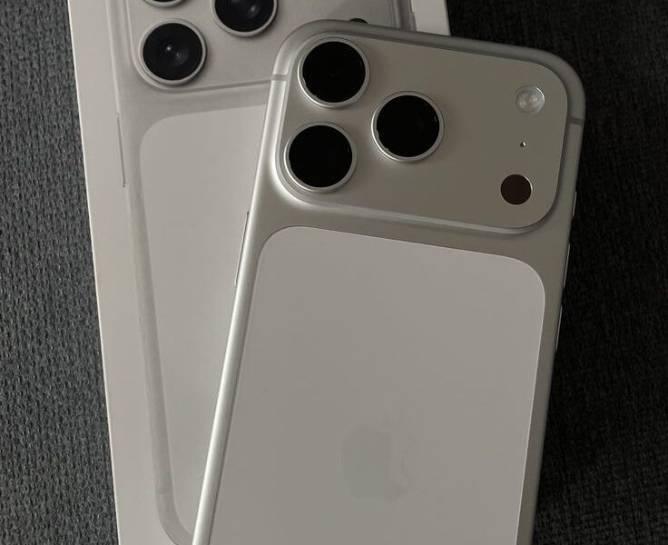 Open box brand new iPhone 17 pro